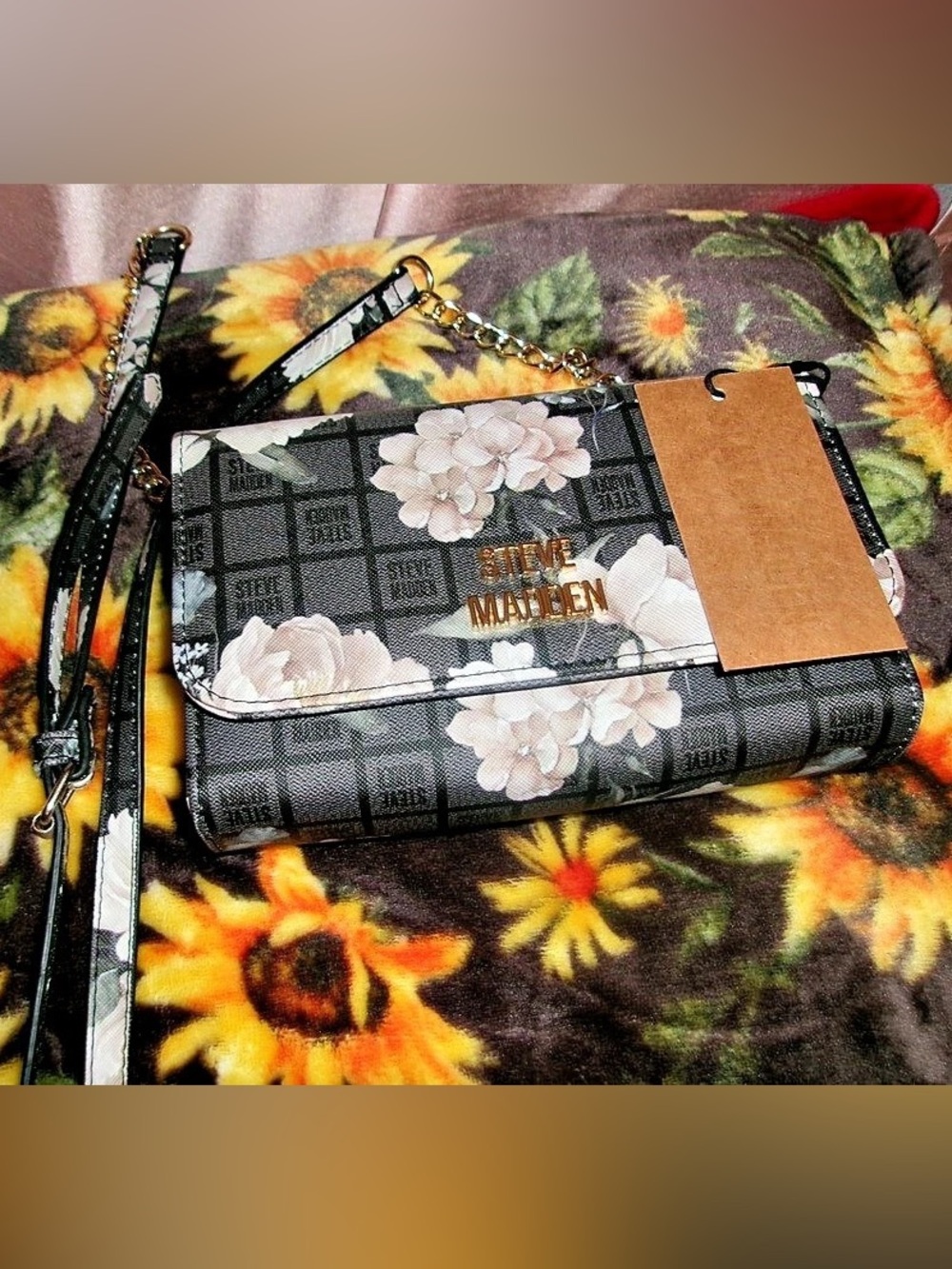 Steve Madden Floral Crossbody Bag NWT